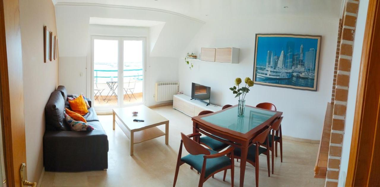 Appartamento Precioso ático con vistas a pie de playa Sanxenxo Esterno foto